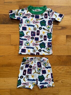 Kids Boys Hanna Andersson Andersson Two-Piece Pajama 3T HannaJams Summer Pjs